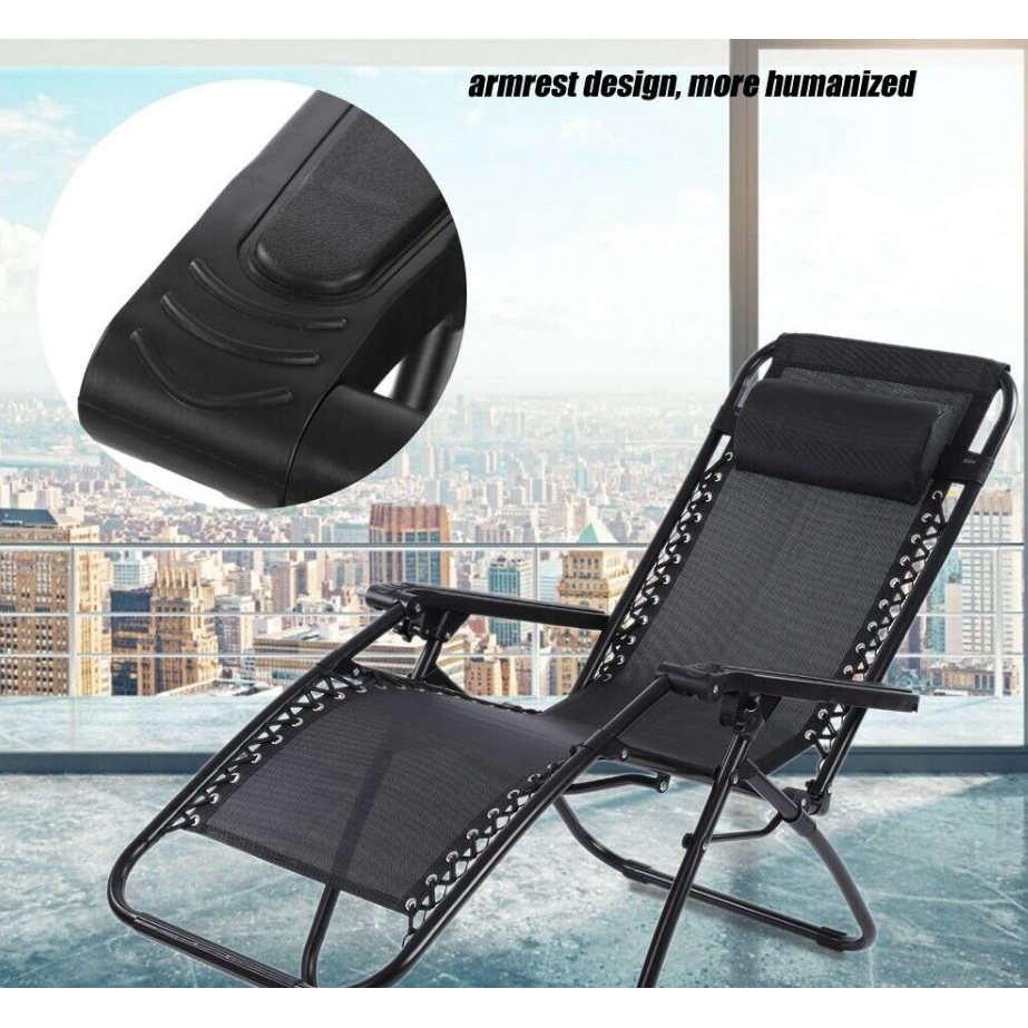 KERUSI MALAS / LAZY CHAIR ZERO GRAVITY FOLDABLE RECLINING CHAIR XXL