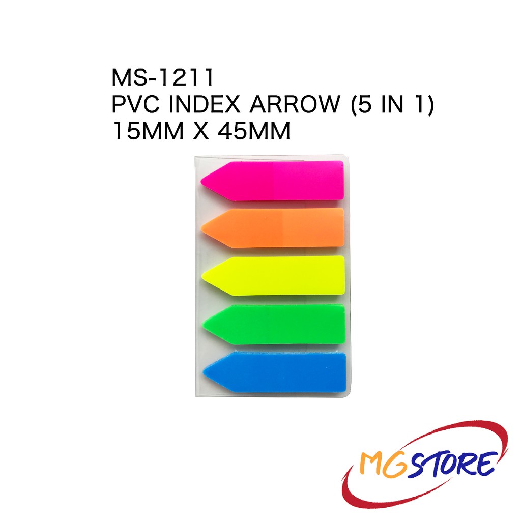 MS1211 PVC Index Arrow 15mm x 45mm (5 in 1) Shopee Malaysia