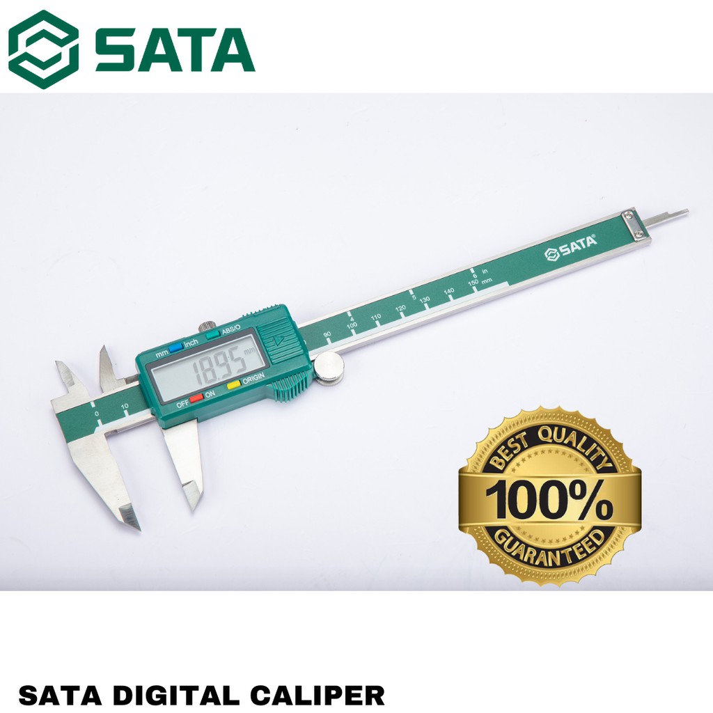 SATA DIGITAL VERNIER CALIPER 0150MM 0200MM 0300MM / DIGITAL VERNIER