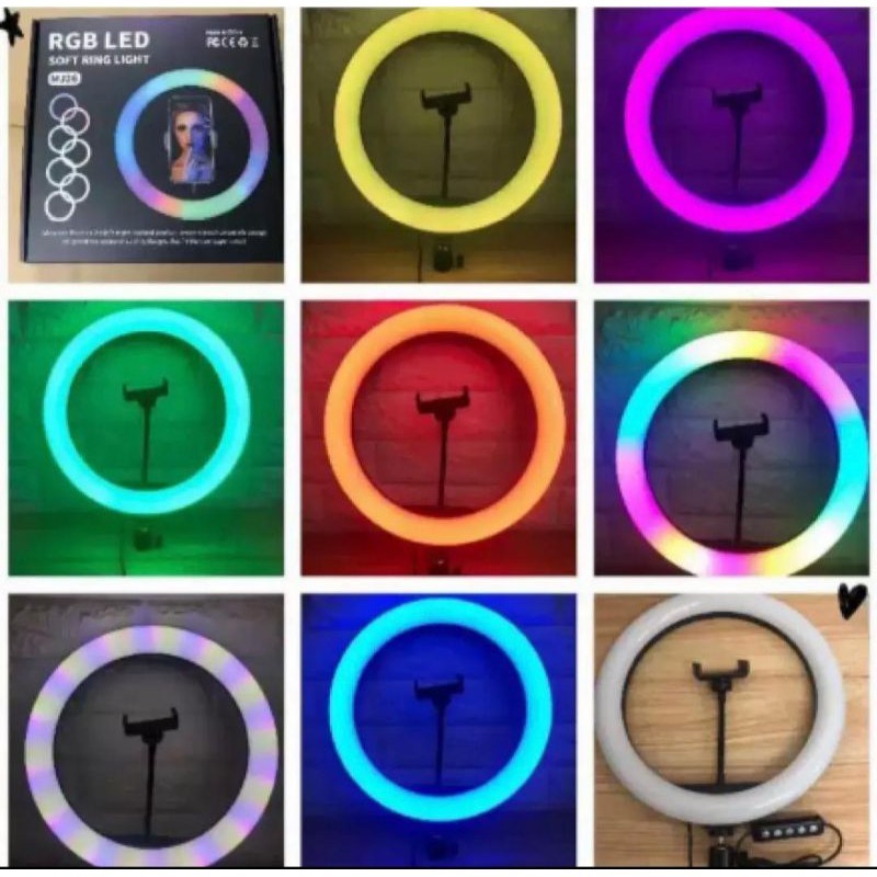 MJ26 LED Ring Light Makeup LED Ring light RGB LED Soft Ring Light with