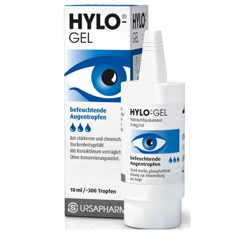 HYLO GEL LUBRICATING EYE DROPS 10ML (Exp 06/2025) Shopee Malaysia