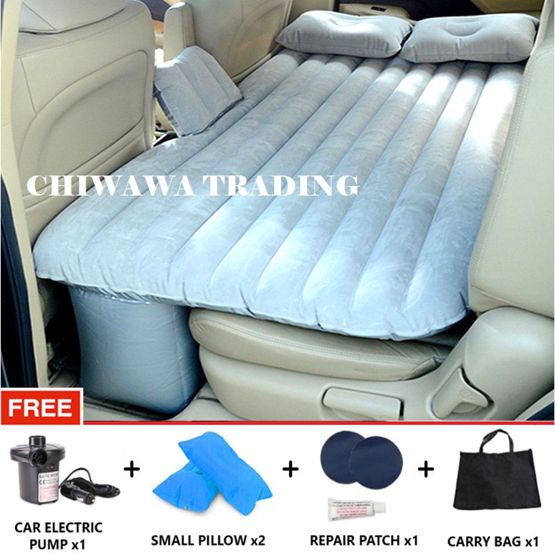 Car Air Inflatable Back Seat Travel Bed Mattress Air Bed Sofa Pillow