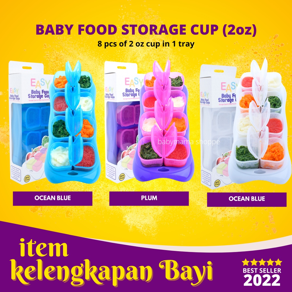 AUTUMNZ FOOD STORAGE EASY BREASTMILK & BABY FOOD STORAGE CUPS 2OZ