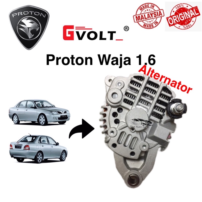 Gvolt Alternator For Proton Waja 1.6 MMC(Malaysia Quality ) Shopee