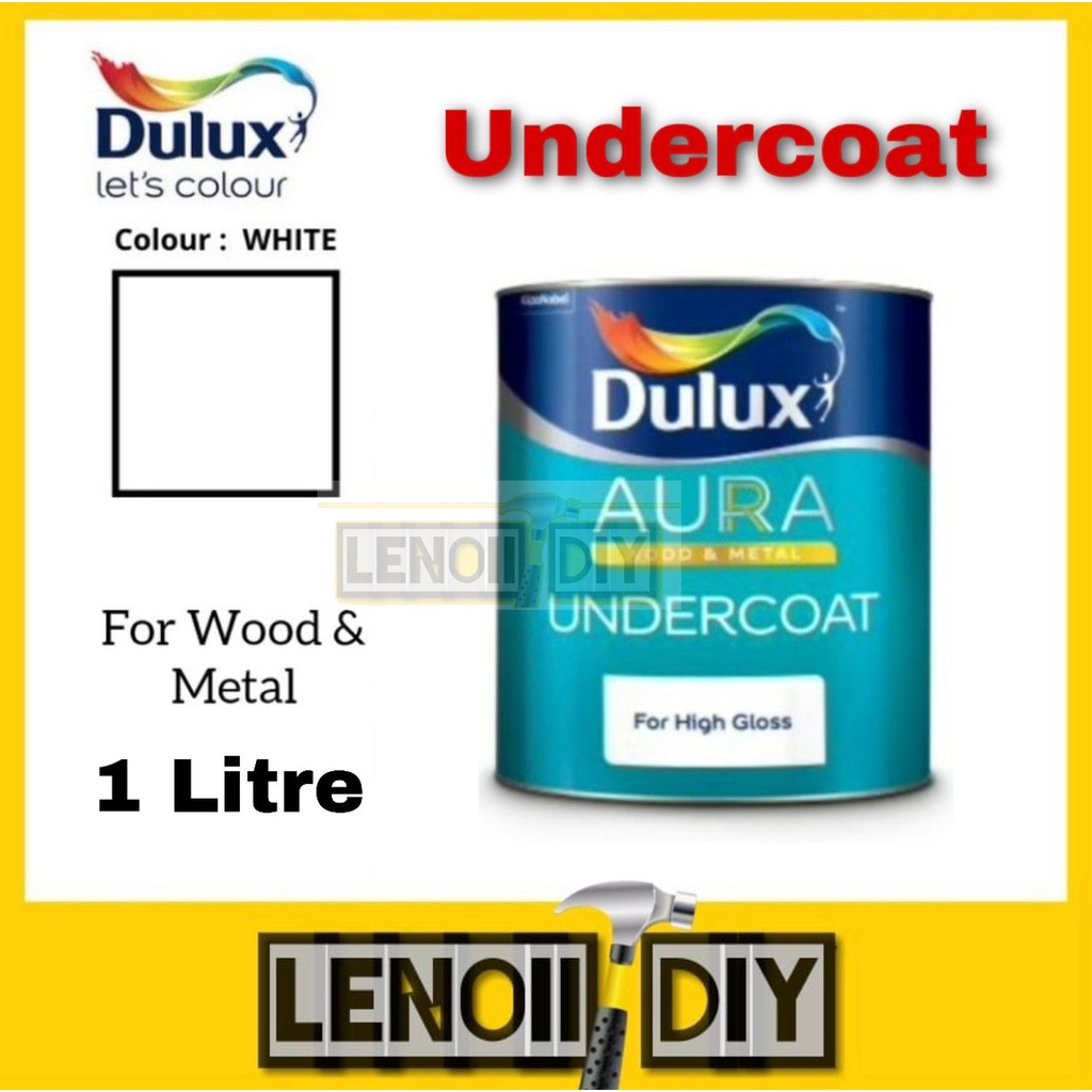 1L ICI Dulux Aura High Gloss Undercoat Paint For Wood and Metal