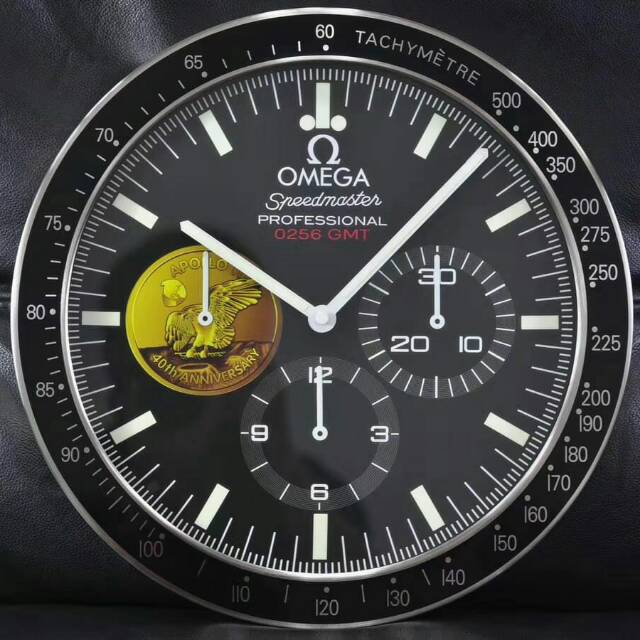 Wall CLOCK OMEGA SPEEDMASTER APOLLO 11 40th ANNIVERSARY LIMITED PREMIUM