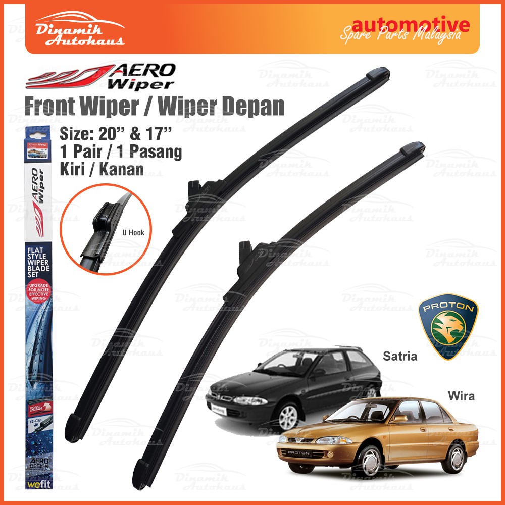 Proton Wira / Satria / Satria GTi Car Front Windscreen Flat Soft Wiper