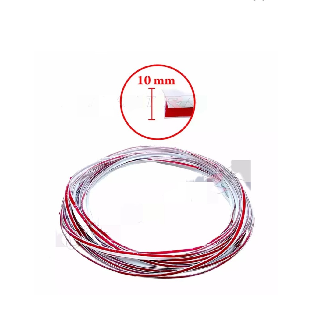 Car Body Kit Rubber Lining Seal & Sealant White With Double Sided Tape