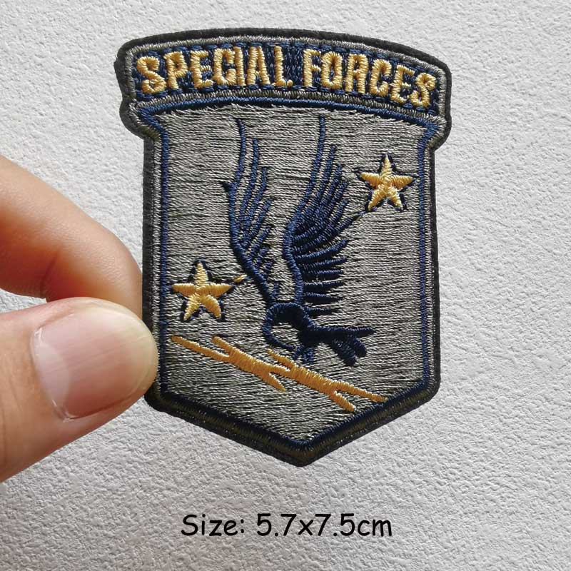 Embroidered Military Patches For Clothing Thermoadhesive Patches