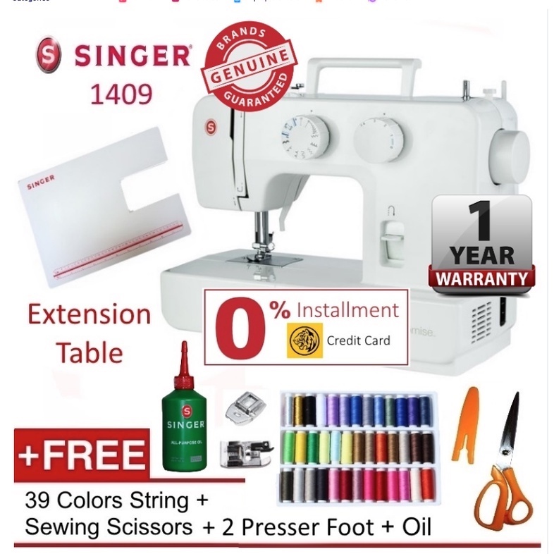 Singer Sewing Machine PROMISE 1409 better then 1408 with free gift