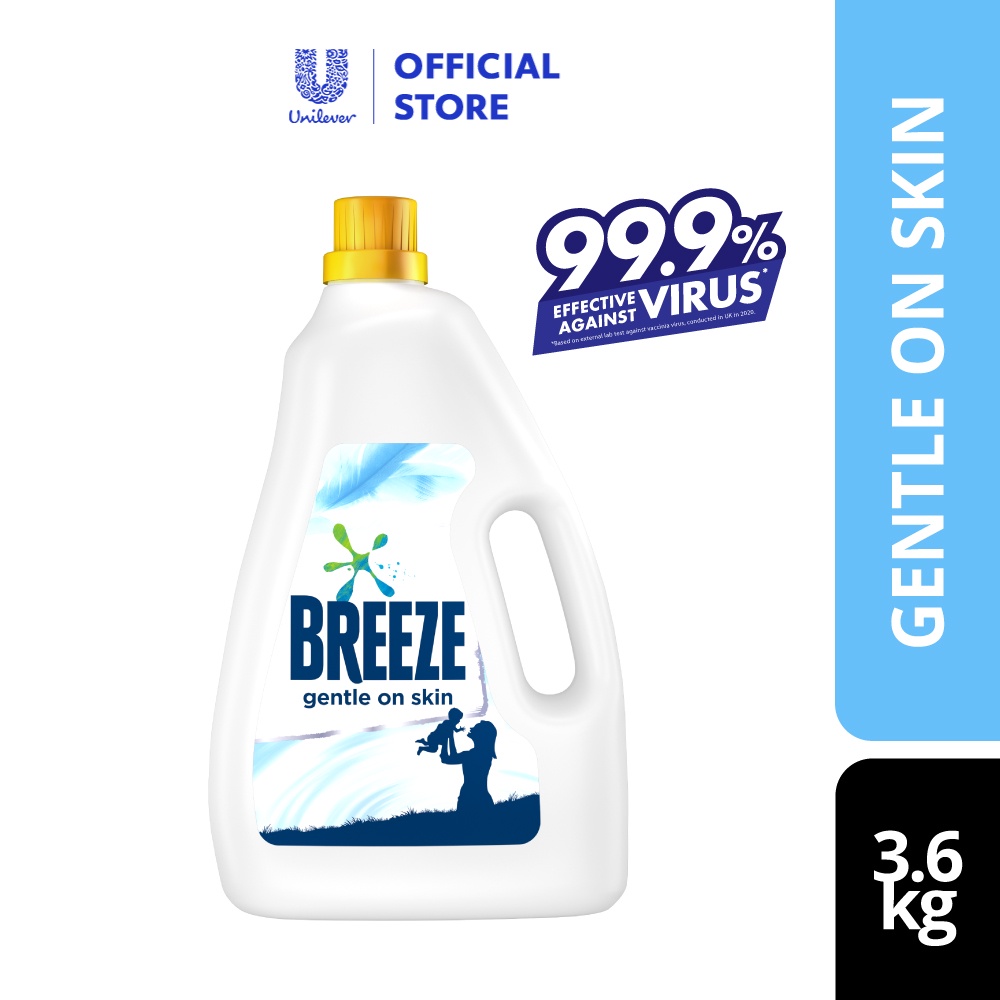 Breeze Detergent Liquid Gentle on Skin (3.6kg) Shopee Malaysia