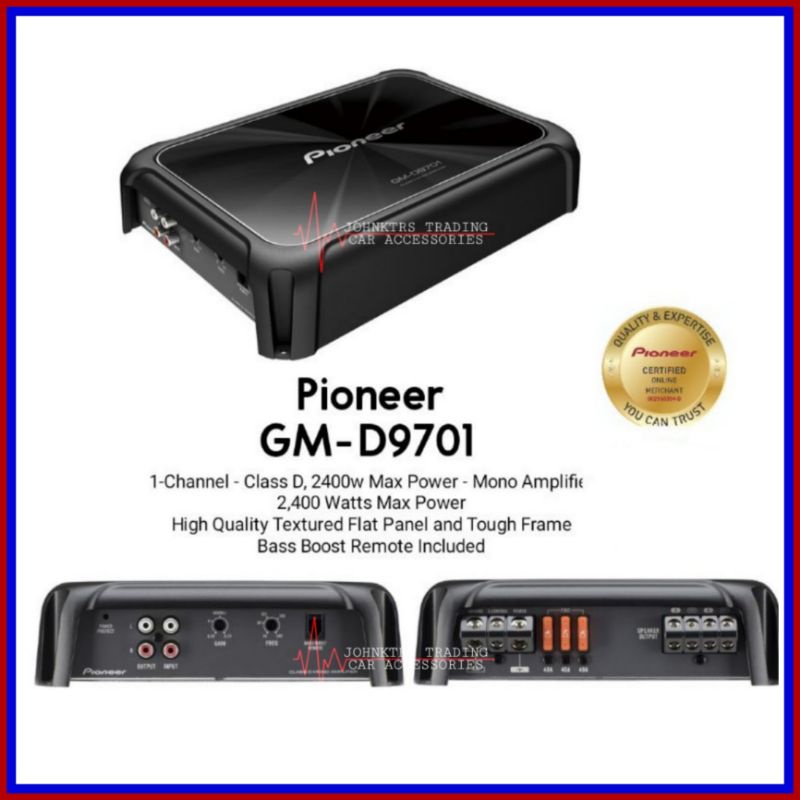 PIONEER MONOBLOCK AMPLIFIER GMD901 2400watt Shopee Malaysia