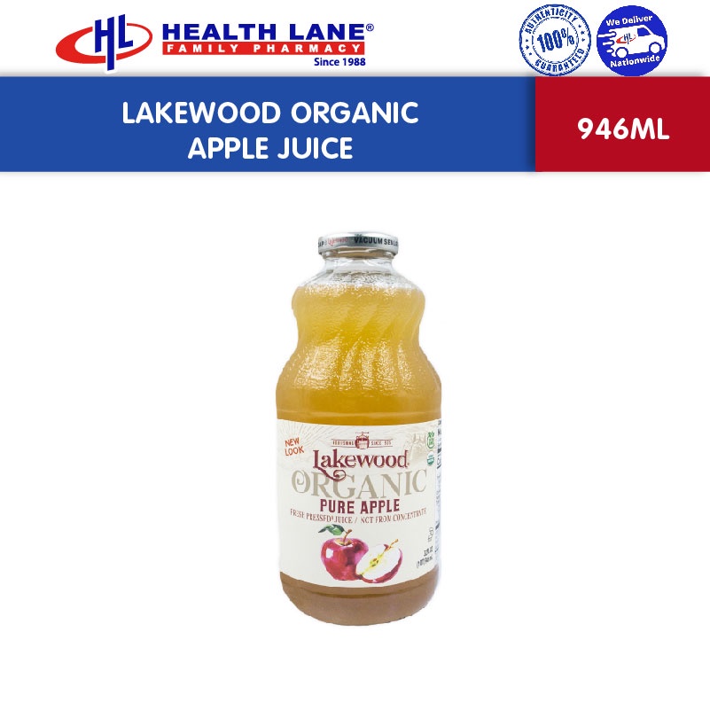 LAKEWOOD ORGANIC APPLE JUICE (946ML) Shopee Malaysia