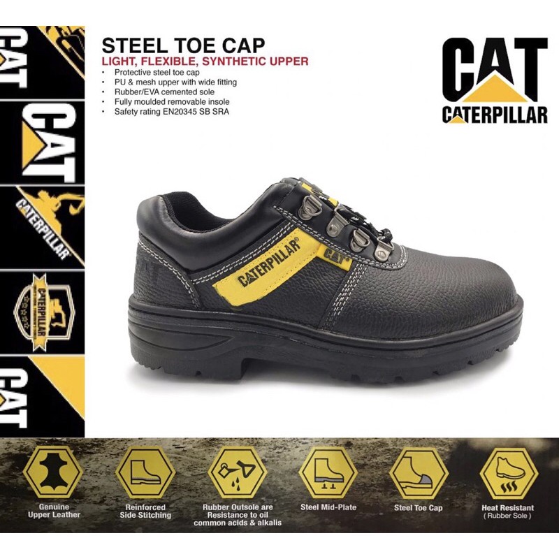 Caterpillar Top Quality Safety Boot / Kasut Safety Shoes CAT