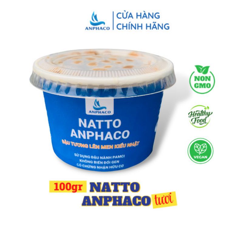 Fresh Natto Anphaco Anphaco Fermented Soybeans 100gr (sx 2023
