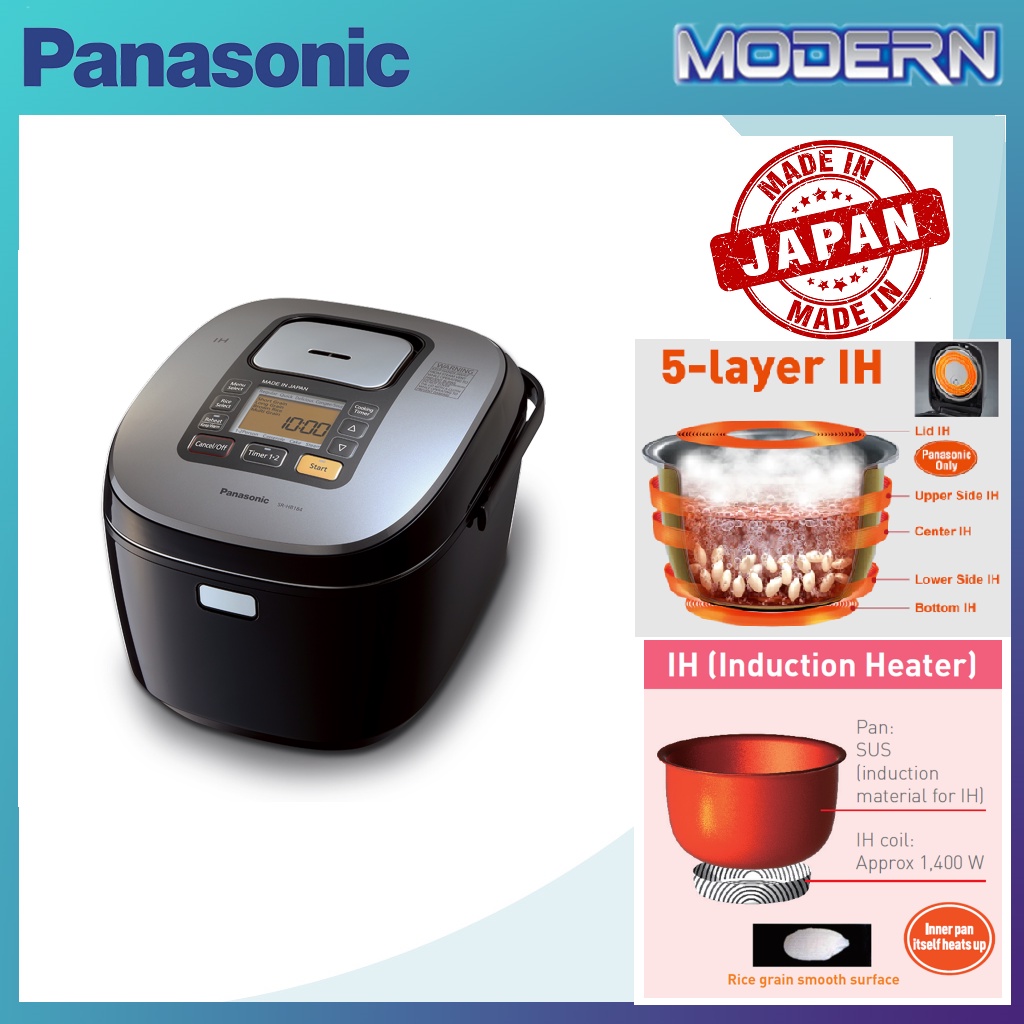 *MADE IN JAPAN** PANASONIC SRHB184 RICE COOKER (1.8L) IH HEATING SR