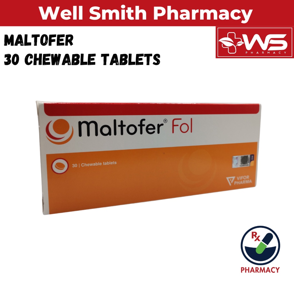 Maltofer (oral iron tablet) 30 Chewable tablets Ready Stock Shopee Malaysia