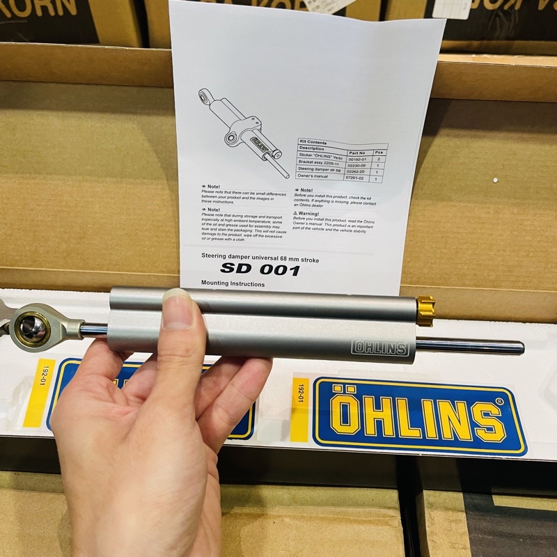 OHLINS Steering DAMPER SD001 SD008 100 ORIGINAL SD 001 SD 008 Y15 Y16