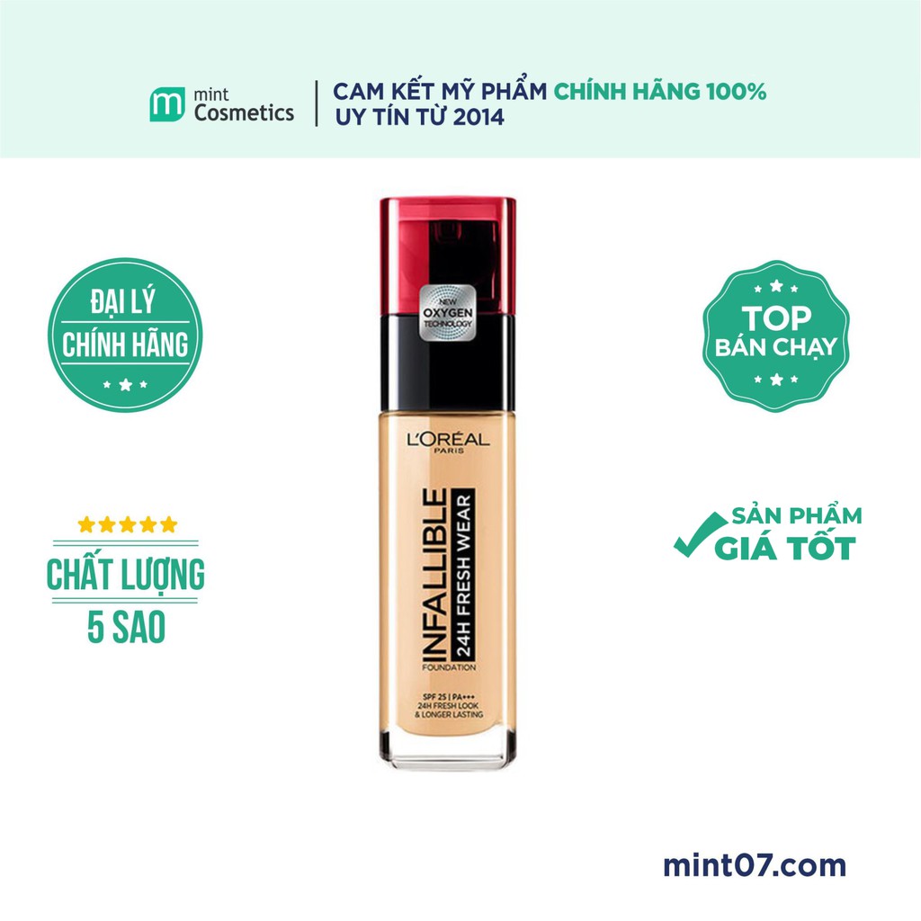 L'oreal Infallible 24H Fresh Wear Foundation (Pump) Shopee Malaysia