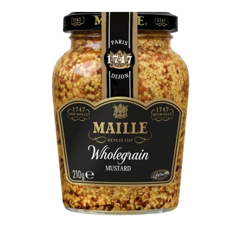 Maille Whole Grain Mustard 210gm Shopee Malaysia
