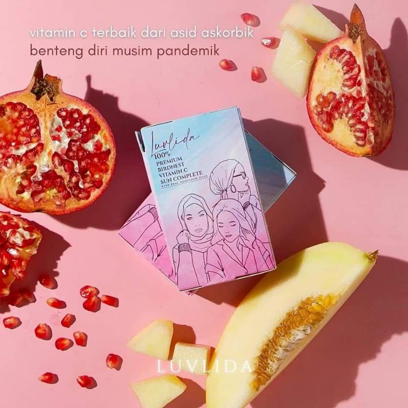 [J&T EXPRESS ONLY] ORIGINAL HQ ‼️ LUVLIDA SUNSCREEN PREMIUM BIRDNEST