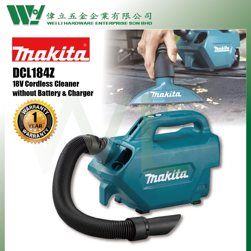 Makita DCL184Z 18V Cordless Cleaner / car vacuum wireless makita vacuum