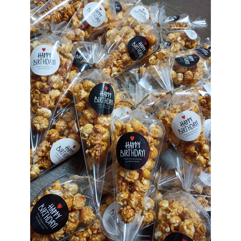 Popcorn caramel MUSHROOM POPCORNminimum order 30 PCSdan