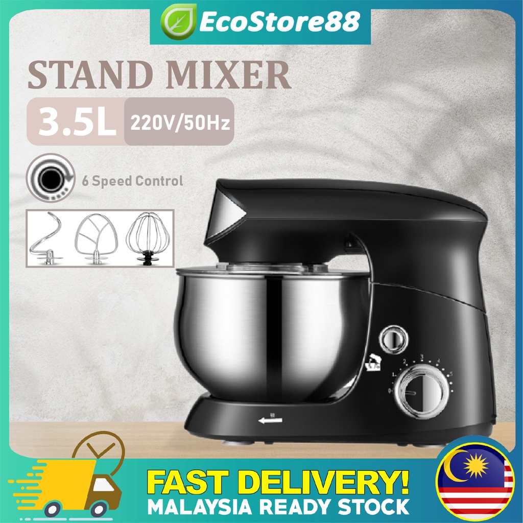 3.5L Stand Mixer Heavy Duty Stainless Steel Bowl Food Mixer Chef