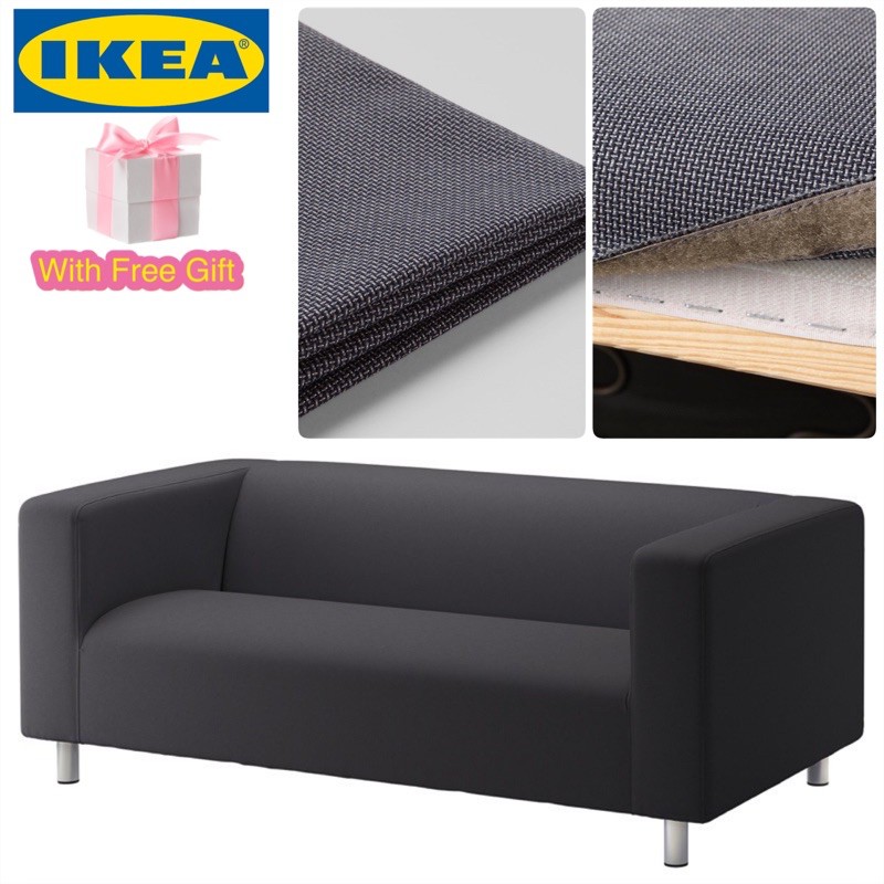 KLIPPAN IKEA Cover for 2seat sofa,Kabusa dark grey[ReadyStock