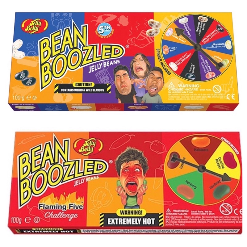 Bean Boozled Jelly Beans 6th Edition / Fiery 5 Challenge with Spinner 100g. Shopee Malaysia