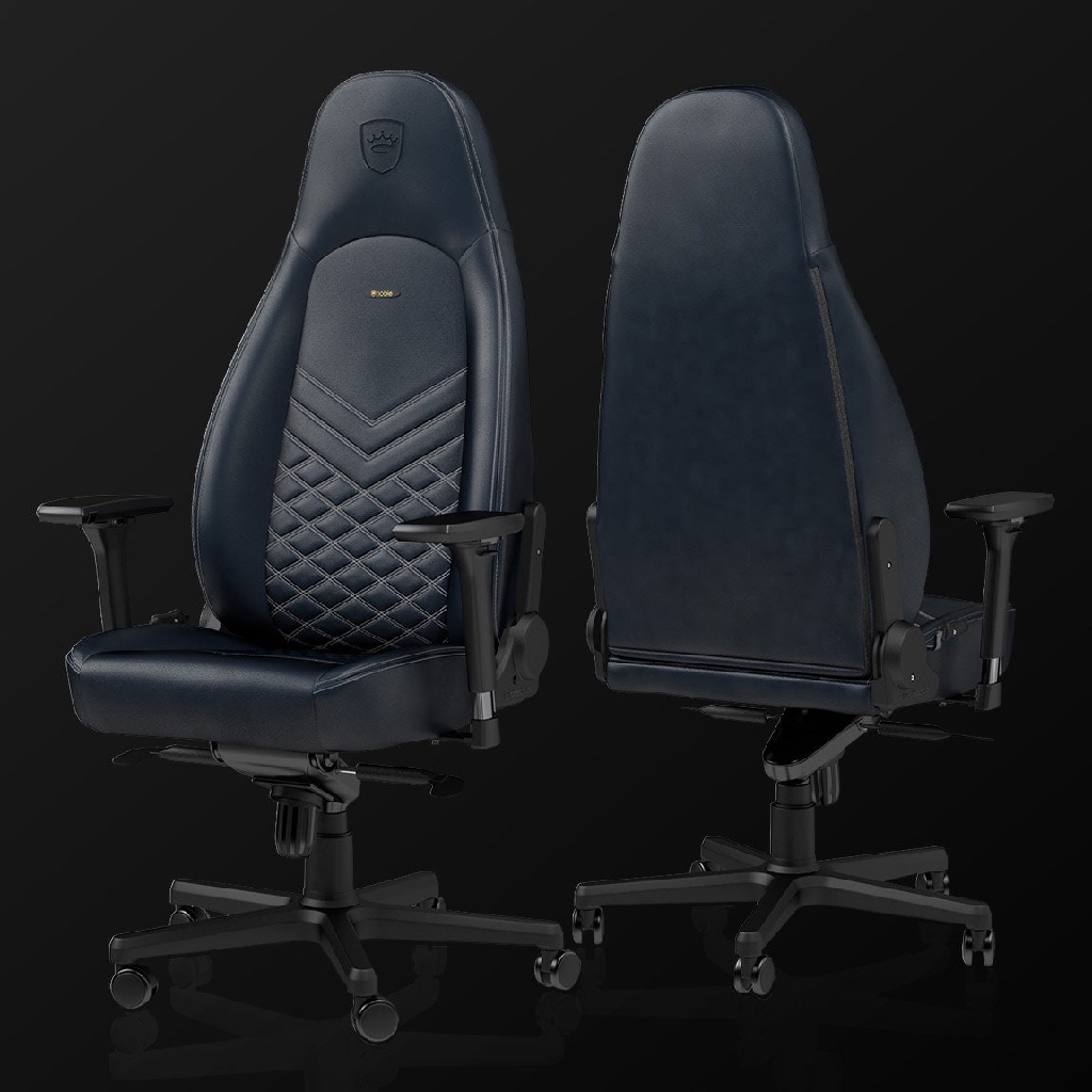  noblechairs ICON Real Leather Gaming Chair [2 COLOR OPTION] [SHORT