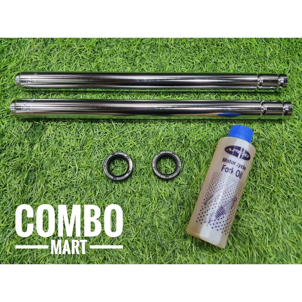 FORK TUBE WITH FORK OIL AND OIL SEAL DREAM , EX5 ,W100 ,W125 ,FUTURE