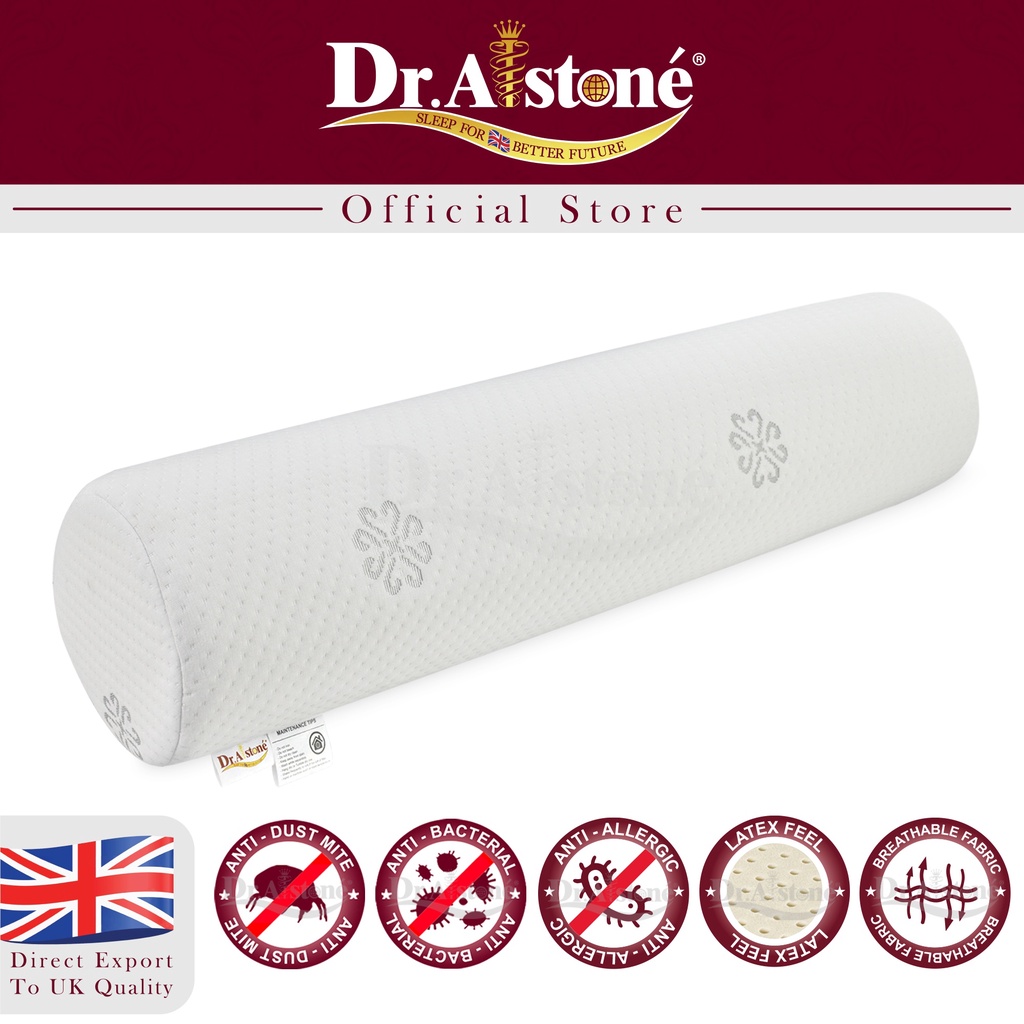 Dr.Alstone Latex Feel Bolster + DOUBLE LAYER (Knitted Fabric Bolsters