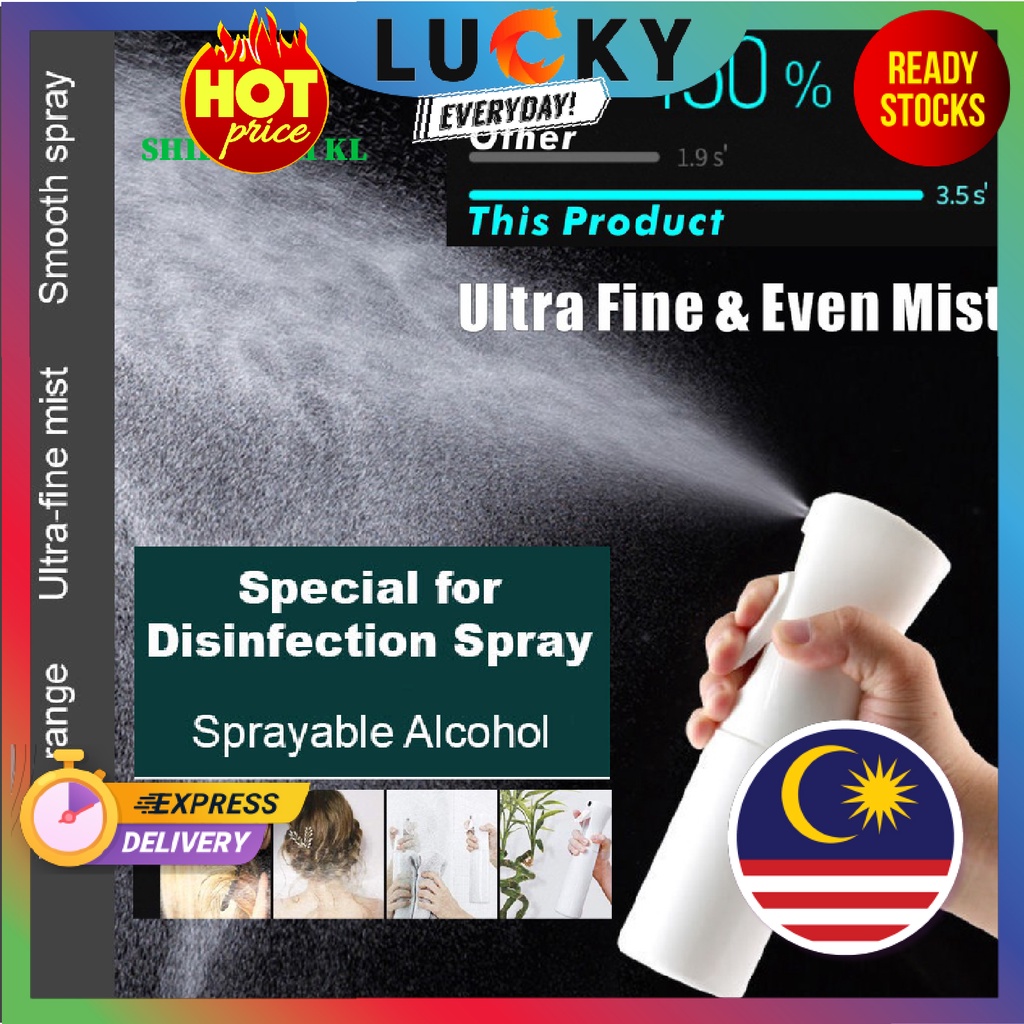 Original Flairosol High Pressure UltraFine Mist Sprayer Alcohol