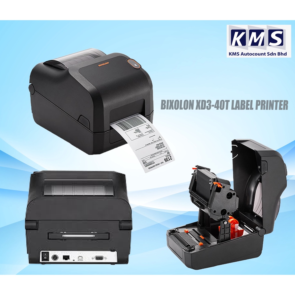 Bixolon barcode label printer XD340T (USB + Serial + Lan port