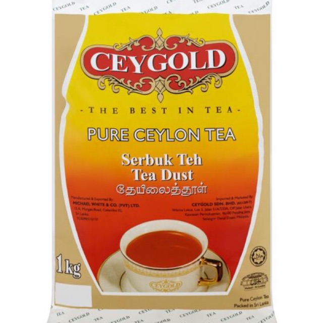 CEYGOLD > PURE CEYLON TEA DUST > 1KG Shopee Malaysia
