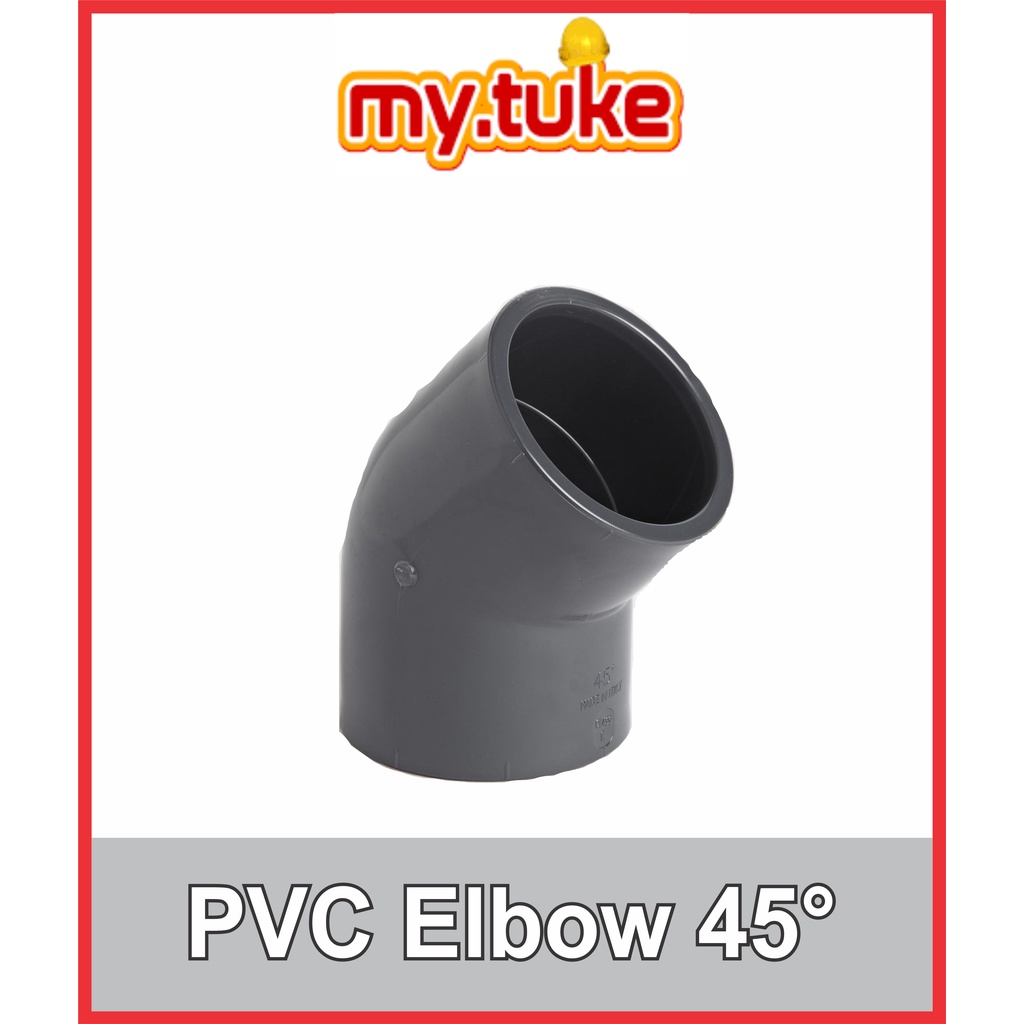 PVC Elbow 45 Degree PVC Fitting Shopee Malaysia