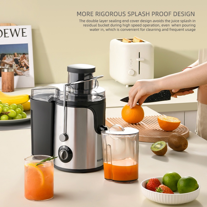 Electric Slow Juicer Blender 400w Stainless Steel Manual Fruit Juicer