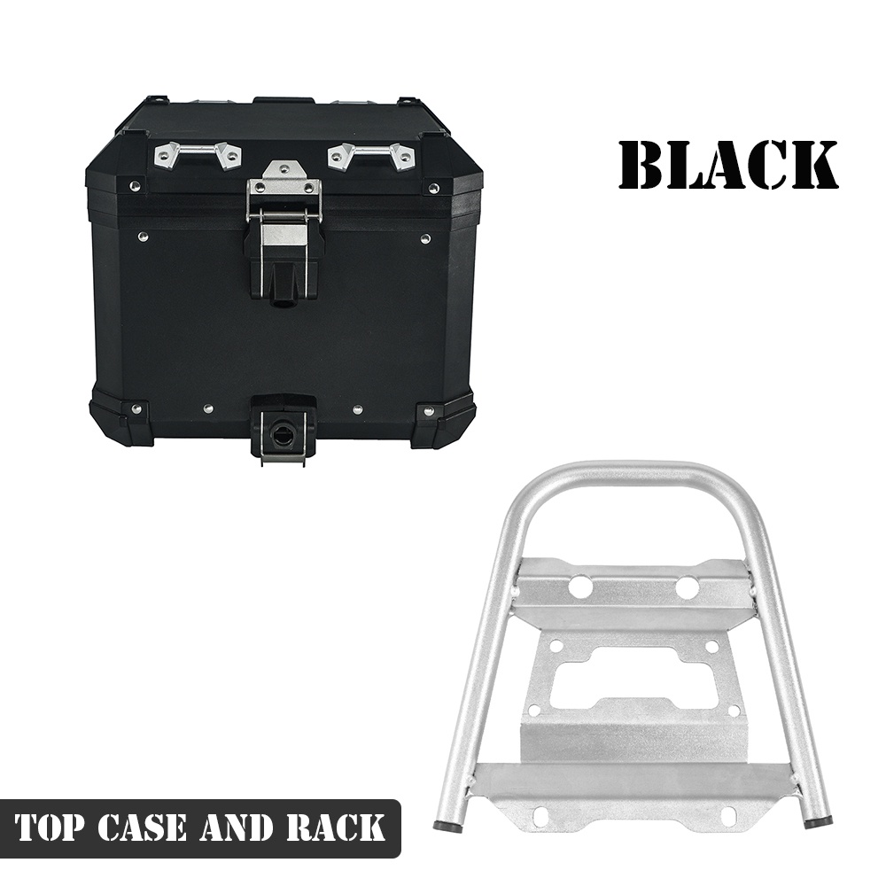 Motorcycl Rear Luggage Box Side Boxes Saddlebag Top Case Box Bracket