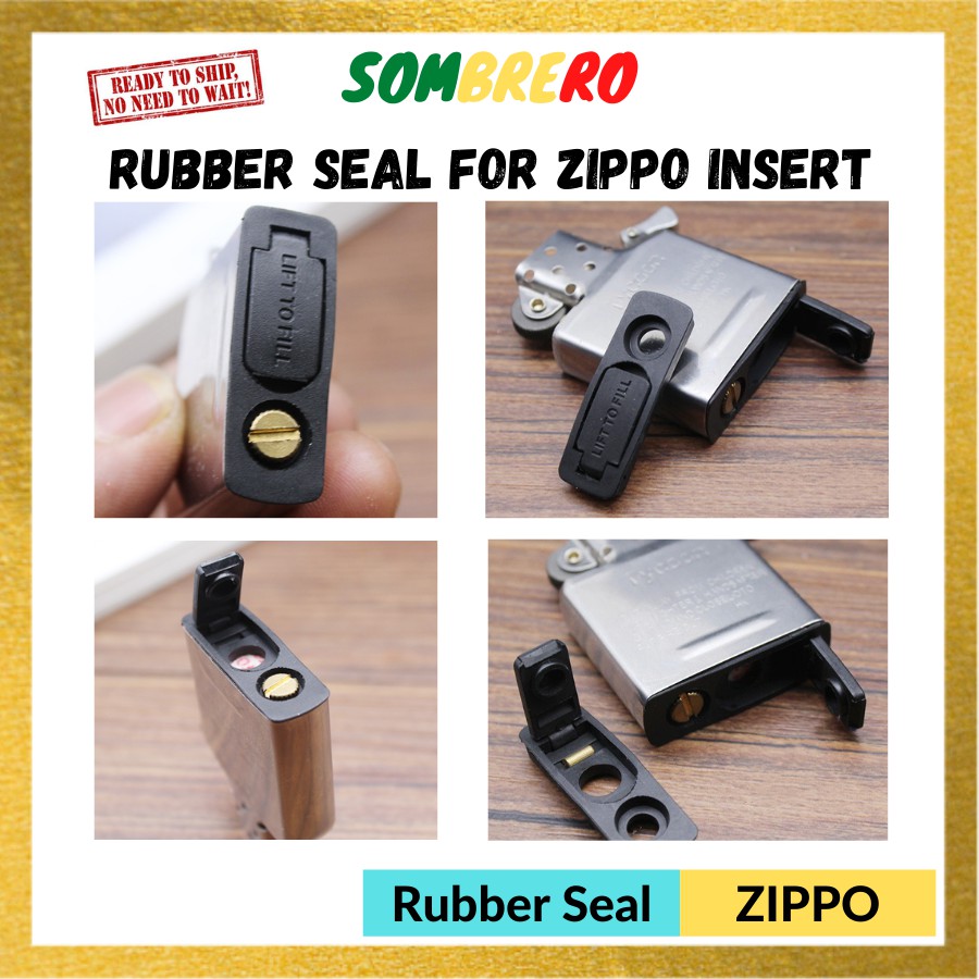 ZIPPO Gasket Seal Cover Rubber Pad Leak Proof Fuel Saving Universal Oil