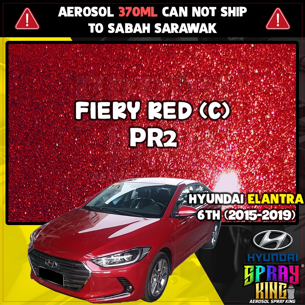 PR2 Fiery Red [ Hyundai Elantra 20152019 ] 6th Touch Up Pen Original