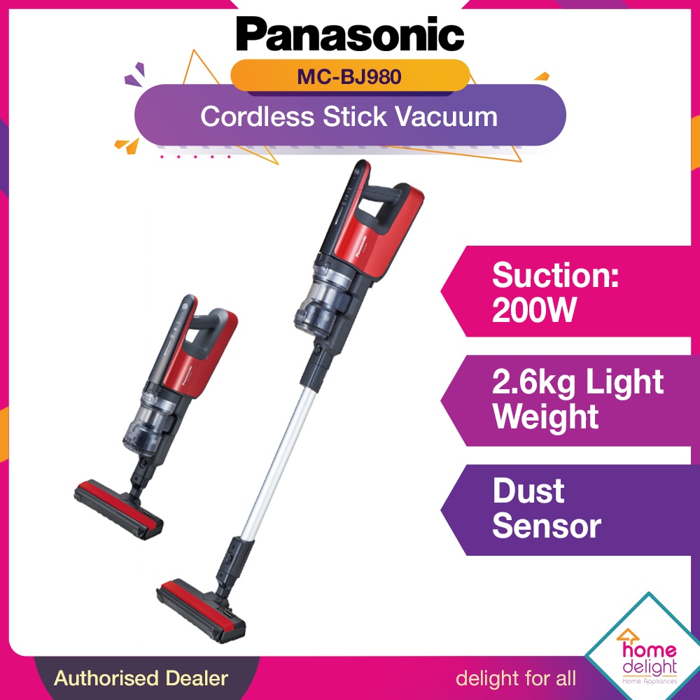 Panasonic Cordless Stick Vacuum Cleaner [ MCBJ980 ] Shopee Malaysia