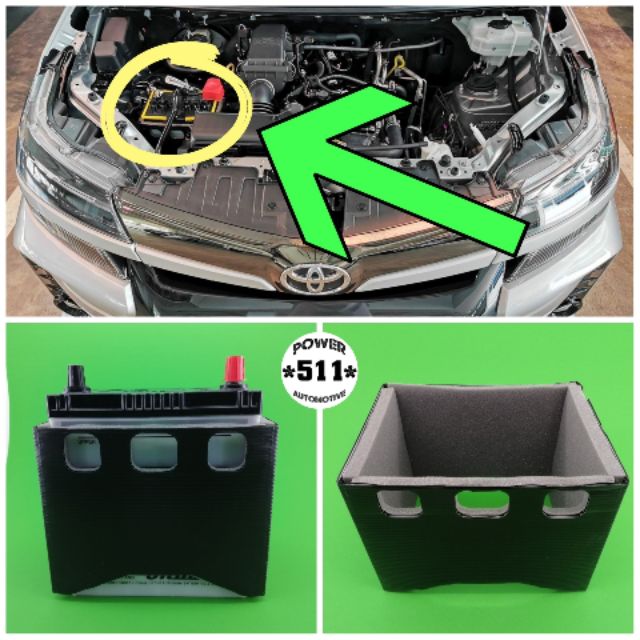 38B20L NS40ZL Car Battery Protect Cover TOYOTA AVANZA RUSH YARIS