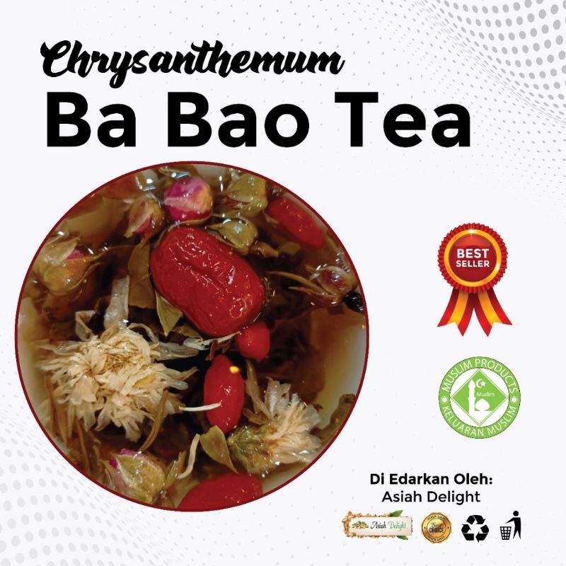Ba Boa Tea HALAL Asiah Babao Tea Red Dates Chrysanthemum Cassia Longan