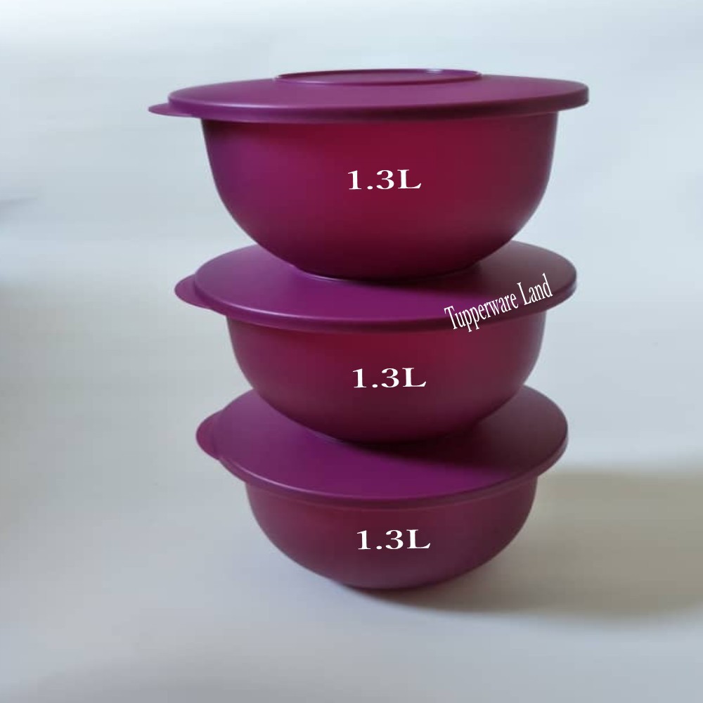 Tupperware Expression Bowl Small 1.3L (A set of 3) Shopee Malaysia