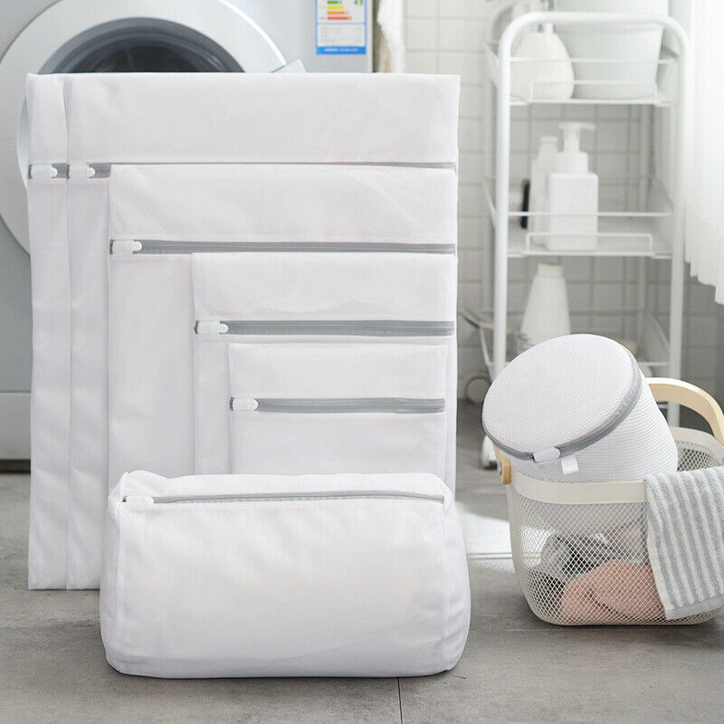 Extra Large Laundry Bag Basket Mesh Hamper Foldable Wash Clothes