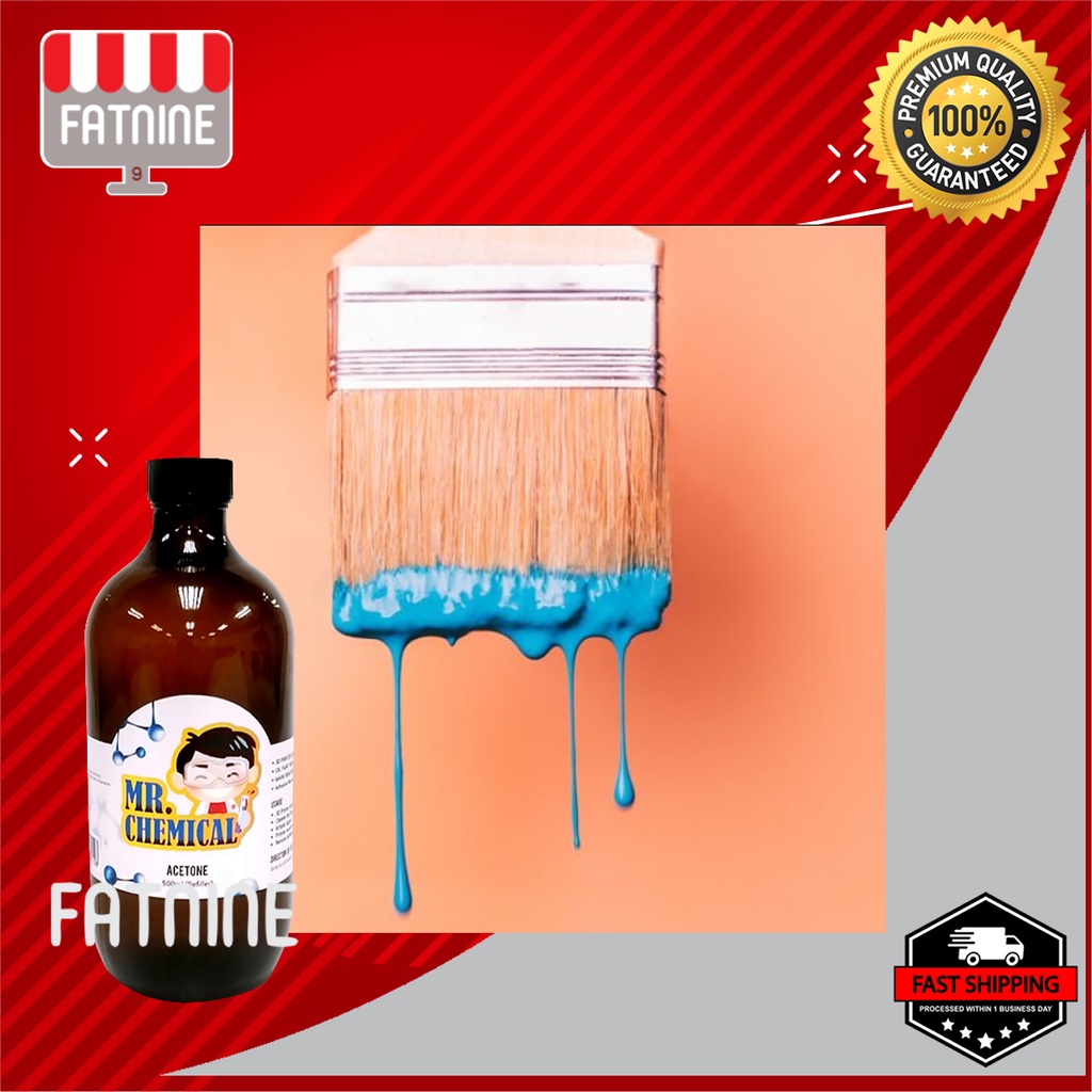 Oil Paint Remover 500ml , 3D Printer Smoothing Acetone in Amber Bottle