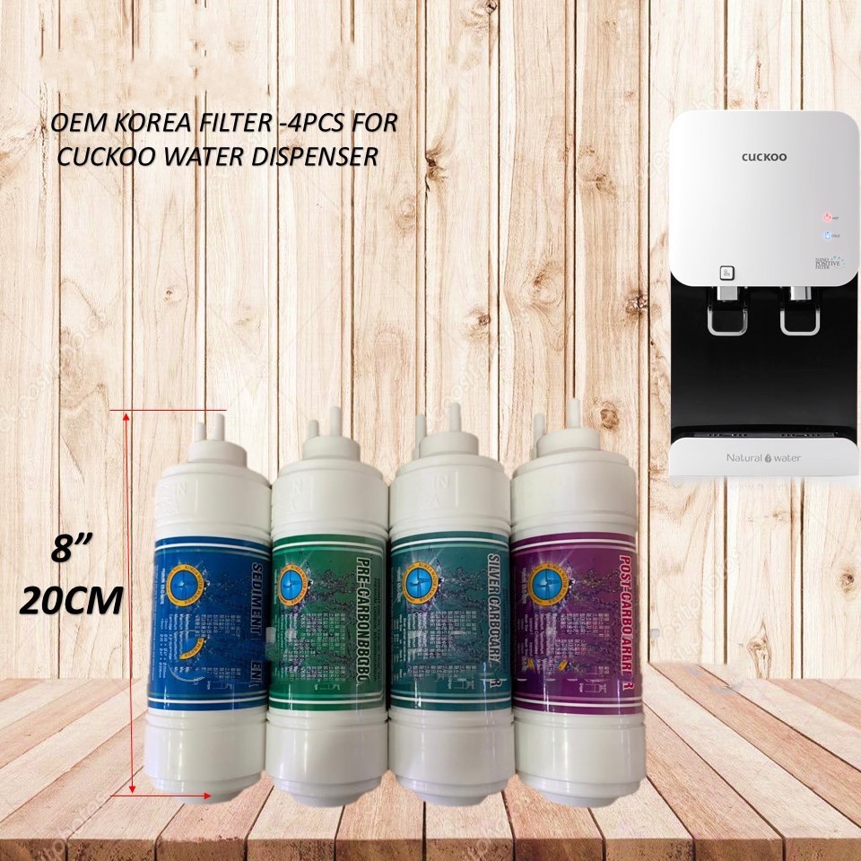 Korea Halal Cuckoo FUSION OEM Water Filter Replacement Catridge ( 4 pcs