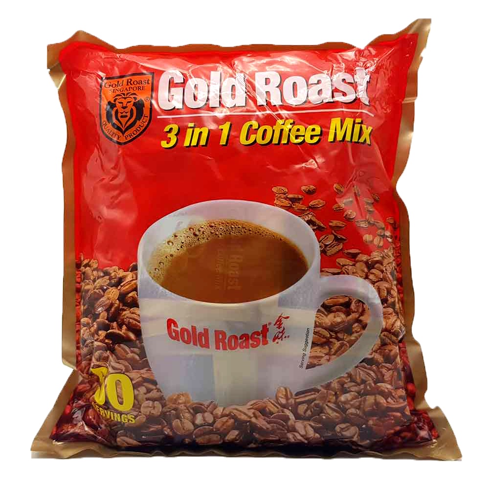 Gold Roast 3 in 1 Coffee Mix /Reduced Sugar / 2 in 1 White coffee / 3