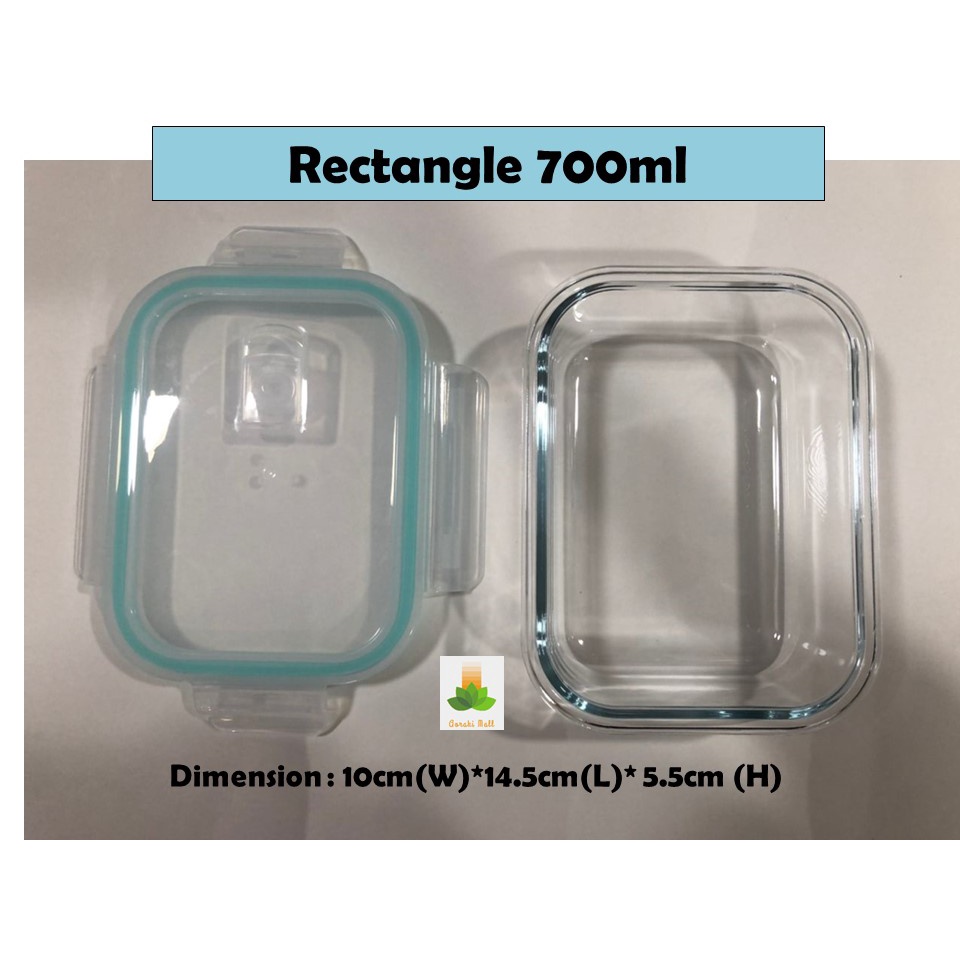 Borosilicate Glass Container Baby Bites Food Fruit Storage Container